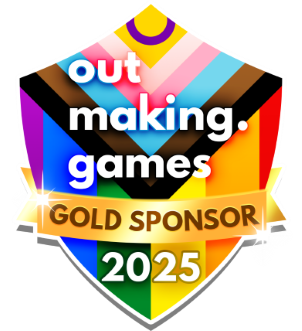 Logo for Out Making Games - Gold Sponsor 2025